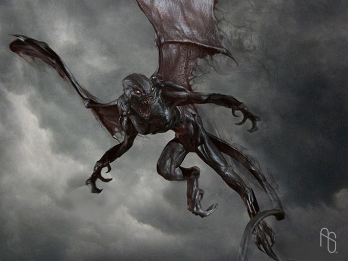  3. Chân của Asanbosam có móc sắc nhọn. Điểm đặc biệt của sinh vật này là đôi chân có móc sắc nhọn, giúp nó bám chắc vào cành cây và treo ngược mình trong thời gian dài mà không bị phát hiện. Ảnh: Pinterest.