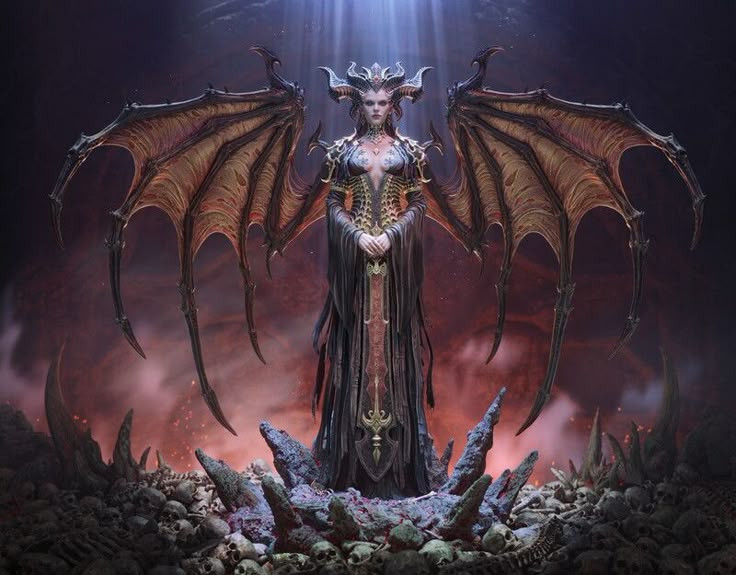  3. Bị biến thành một con quỷ trong một số truyền thuyết. Sau khi rời bỏ Adam, Lilith bị xem là một con quỷ chuyên hại trẻ sơ sinh và phụ nữ mang thai. Nhiều bùa chú cổ xưa được tạo ra để xua đuổi bà và bảo vệ trẻ em khỏi sự quấy nhiễu của bà. Ảnh: Pinterest.