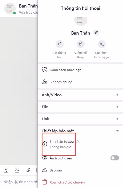 Tranh lo hinh anh khi tro chuyen tren Zalo, cai ngay che do nay-Hinh-6