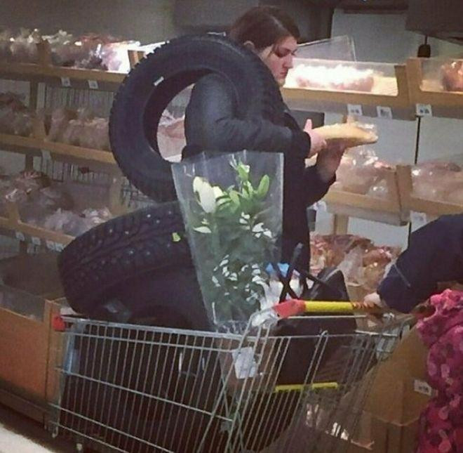 Thay dăm ba cái lốp xe thì nhằm nhò gì!