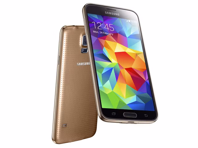 Samsung Galaxy S5 được trang bị cảm biến vân tay đảm bảo nhu cầu bảo mật, tích hợp dưới nút home ở mặt trước.