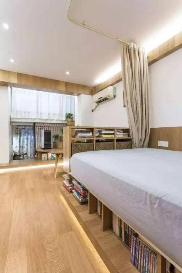 Phu nu Nhat cai tao nha cu, can ho rong 50m2 don gian khong tuong-Hinh-13