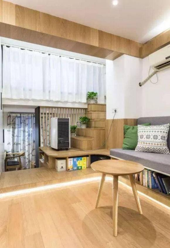 Phu nu Nhat cai tao nha cu, can ho rong 50m2 don gian khong tuong-Hinh-18