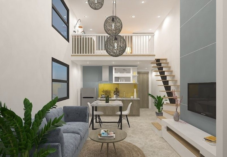 Nhà cấp 4 gác lửng 3 phòng ngủ đẹp ngất ngây - Hình 5 Nha cap 4 gac lung 3 phong ngu dep ngat ngay-Hinh-5