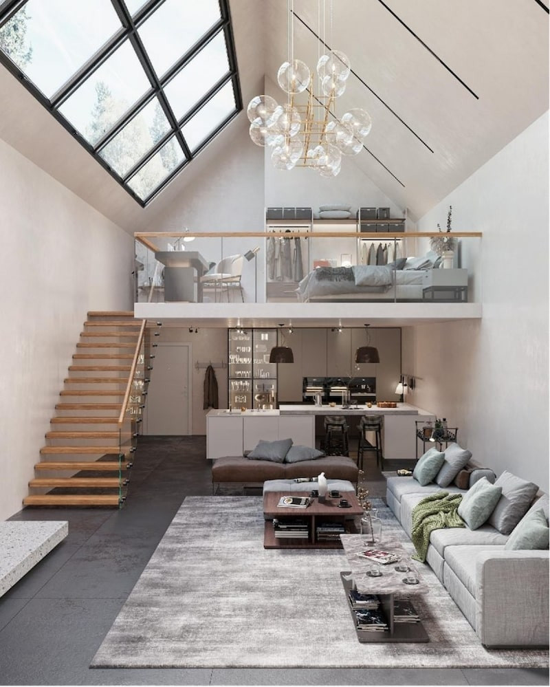 Nhà cấp 4 gác lửng 3 phòng ngủ đẹp ngất ngây - Hình 4 Nha cap 4 gac lung 3 phong ngu dep ngat ngay-Hinh-4