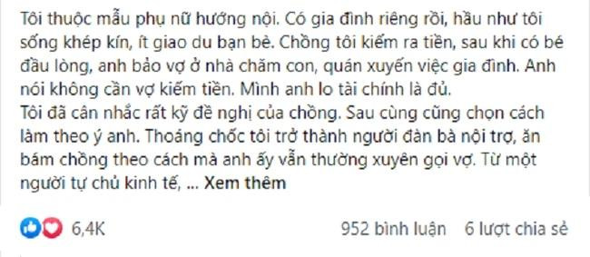 Vo tu tang minh qua 8/3, noi loi danh thep khien 'noc nha' ho then