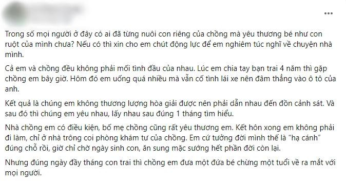 Chong bong dung dan ve nha mot dua be la