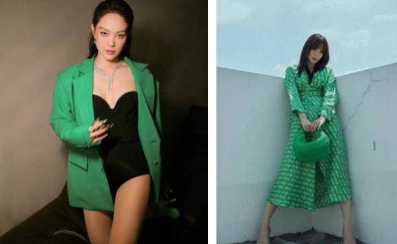 Loạt sao Việt lại chỉ thích lăng xê xanh lá đầy cá tính - Hình 8 Loat sao Viet lai chi thich lang xe xanh la day ca tinh-Hinh-8