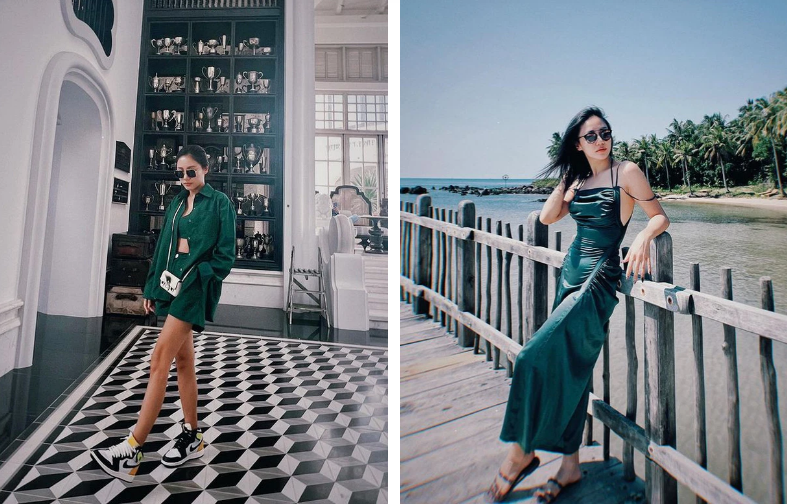 Loạt sao Việt lại chỉ thích lăng xê xanh lá đầy cá tính - Hình 11 Loat sao Viet lai chi thich lang xe xanh la day ca tinh-Hinh-11