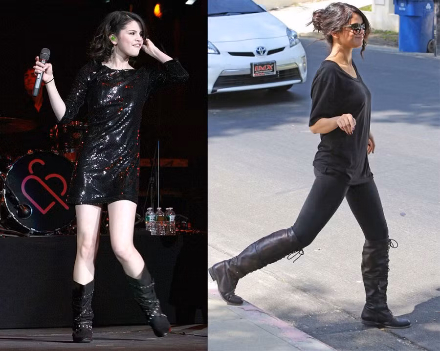 Đụng hàng đôi boots hầm hố với Tiểu Vy - Hình 7 Dung hang doi boots ham ho voi Tieu Vy-Hinh-7