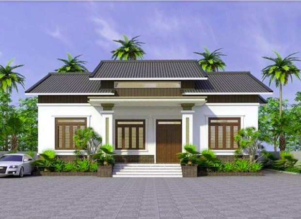 Nhà cấp 4 siêu sang, không gian sống chuẩn biệt thự 5 sao - Hình 2 Nha cap 4 sieu sang, khong gian song chuan biet thu 5 sao-Hinh-2