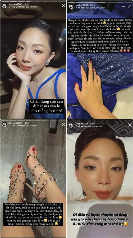 Dang sau hinh anh dep tren san khau cua my nhan Viet