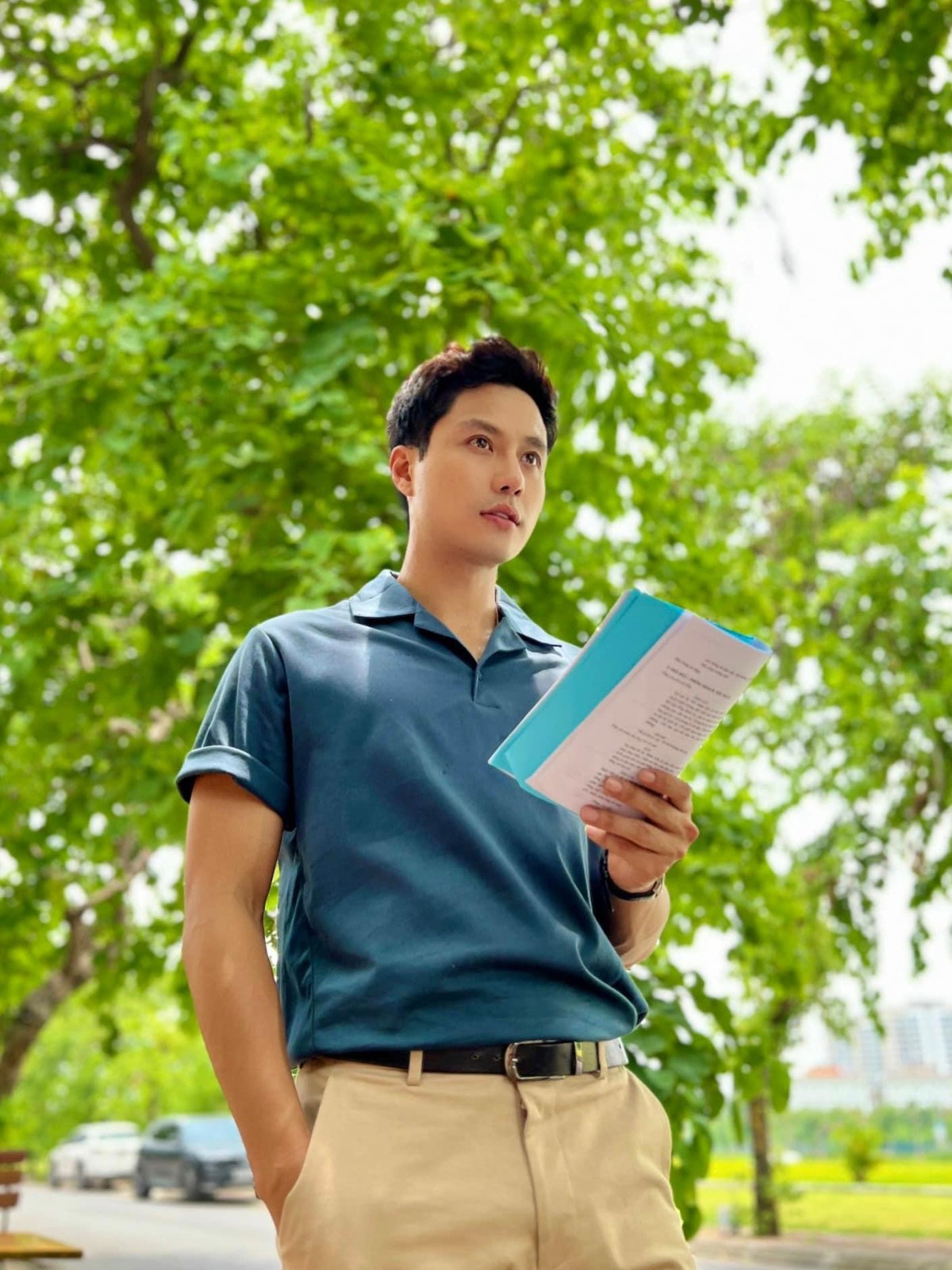 Nhận lời tham gia Đấu trí, Thanh Sơn không ngại thách thức bản thân ở dạng vai mới, khi điểm mạnh của anh vốn là những bộ phim tâm lý tình cảm. Trong phim, Thanh Sơn nhận vai Vũ- Phó trưởng phòng Cảnh sát kinh tế PC03 tỉnh Đông Bình. Vũ đĩnh đạc, nhiệt huyết và có tư duy sắc sảo, luôn giữ tinh thần mạnh mẽ, đấu tranh phòng chống tội phạm đến cùng.