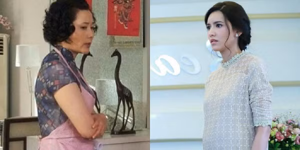 Thay con trai ngoi giat quan ao cho vo, me chong quat lon