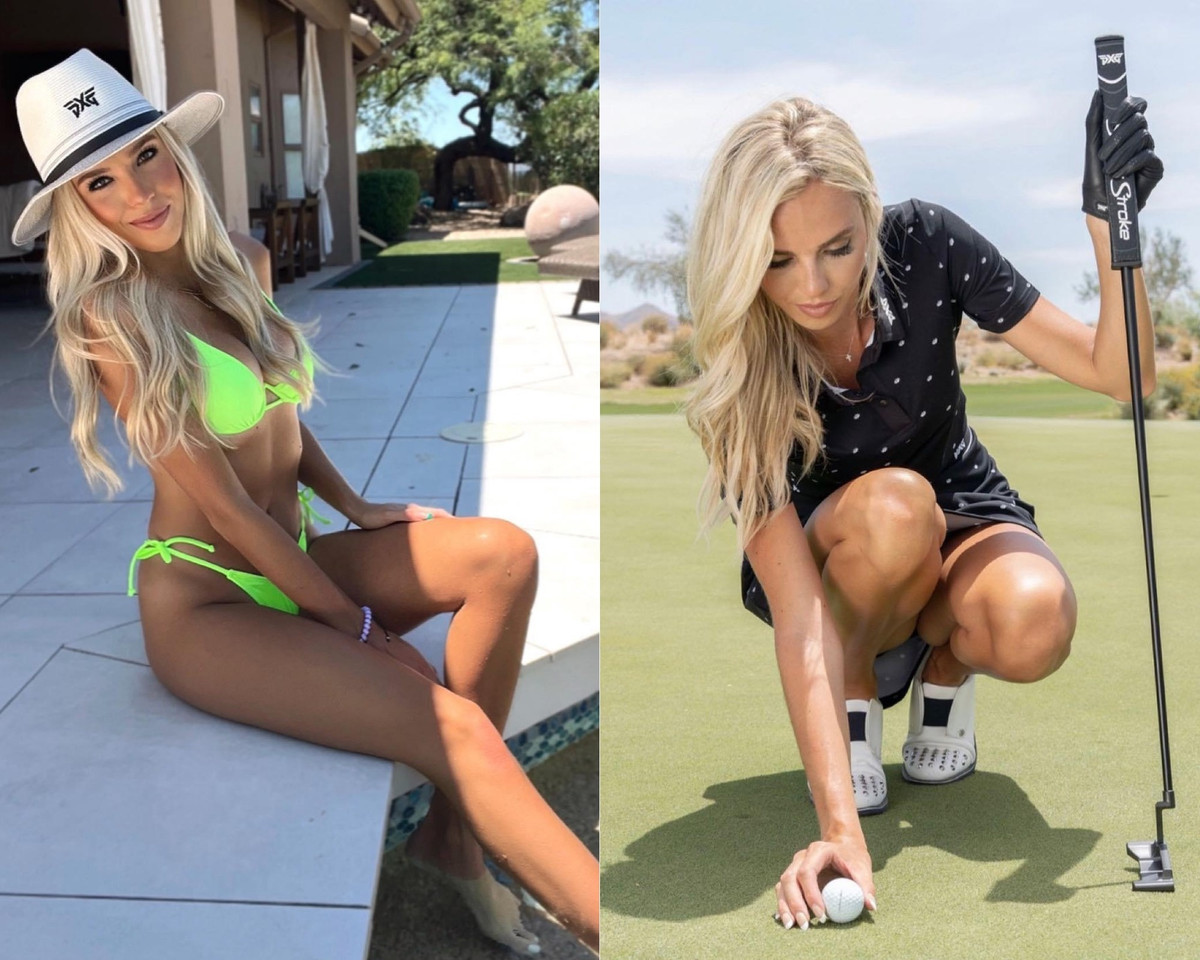 Elise Lobb Dzingel chỉ bắt đầu chơi golf từ 3 năm trước. Năm 2014, cô nàng giành chiến thắng trong cuộc thi Hoa hậu Bãi biển Daytona nhưng vẫn tiếp tục học để lấy bằng Báo chí Thể thao. Hiện ngoài chơi golf, mỹ nhân 27 tuổi làm phóng viên và người mẫu. Trang cá nhân của người đẹp đa tài cũng thu hút hơn 300.000 người.