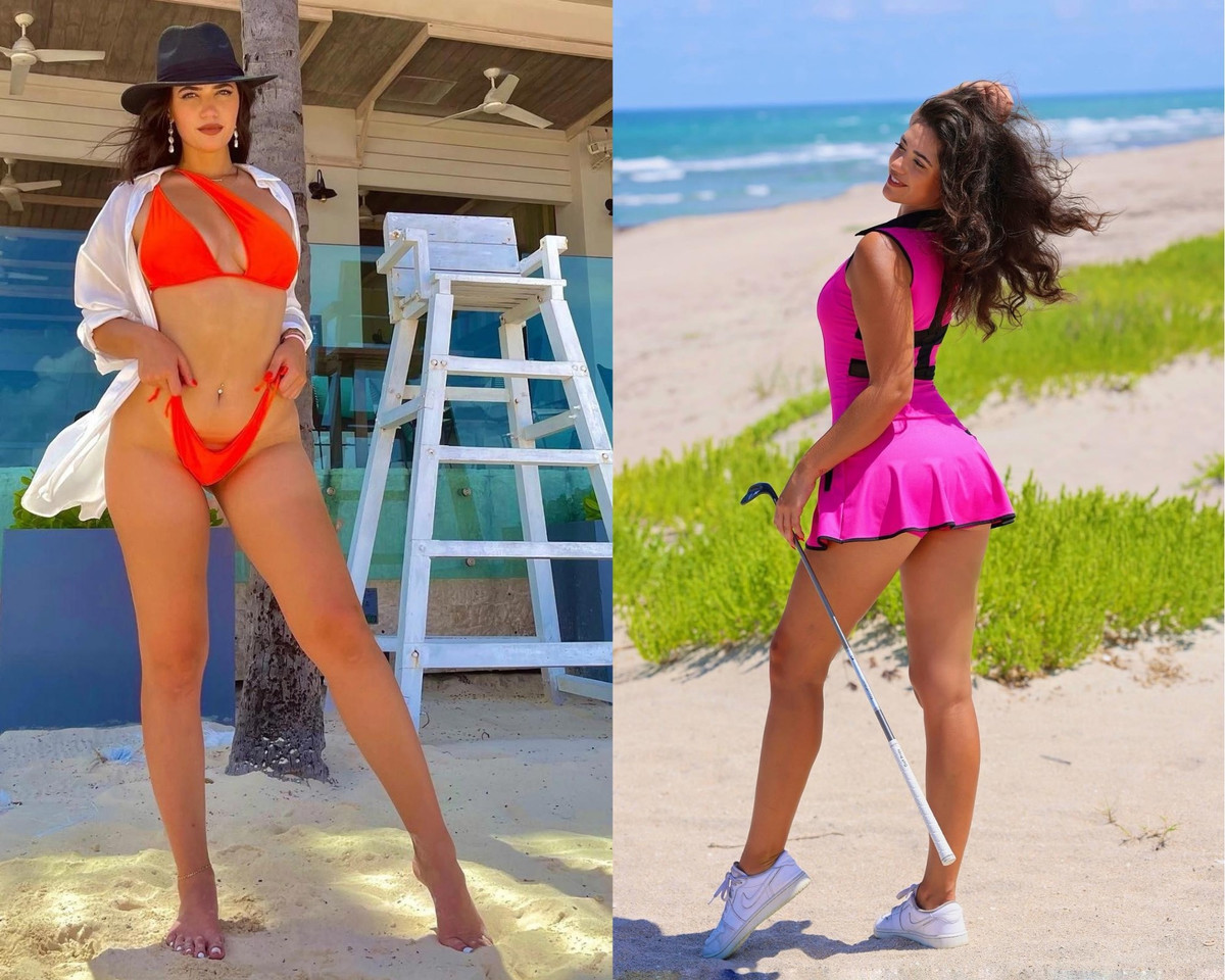 Hannah B. Leiner đam mê golf từ nhỏ và thực sự nổi lên vào giai đoạn 2017-2018. Từ đó, trang cá nhân của mỹ nhân 23 tuổi tăng vọt lượng người theo dõi, hiện con số là gần 320.000 lượt. Người đẹp cũng thường chia sẻ những hình ảnh quyến rũ trong bộ bikini.