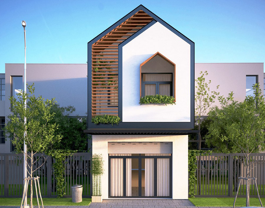 5 mẫu nhà phố 1 tỷ không thể bỏ qua - Hình 6 5 mau nha pho 1 ty khong the bo qua-Hinh-6