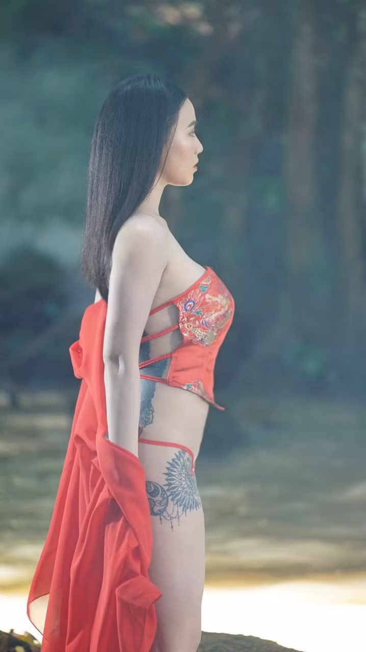 Nhung kieu mac giup Linh Miu khoe duoc hinh xam-Hinh-2