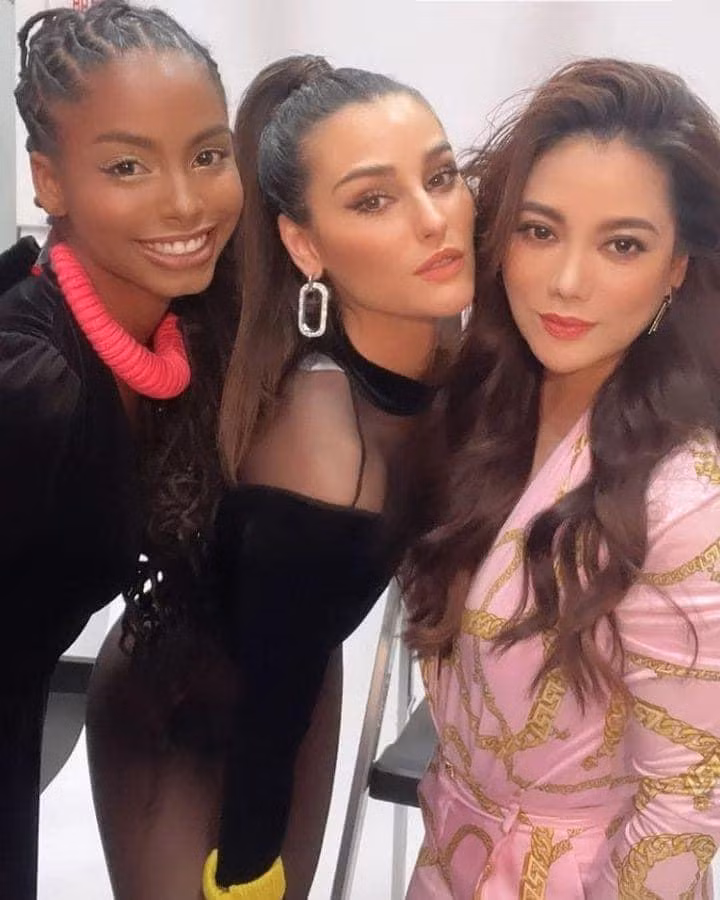 Truong Ngoc Anh 'fail toan tap' khi do sac 2 Hoa hau Trai dat-Hinh-2