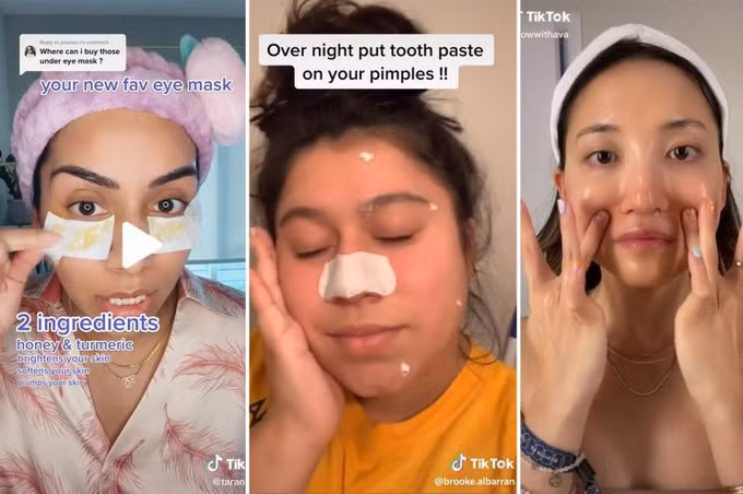 Bac si da lieu canh bao ve nhung meo cham soc da sai lech tren TikTok