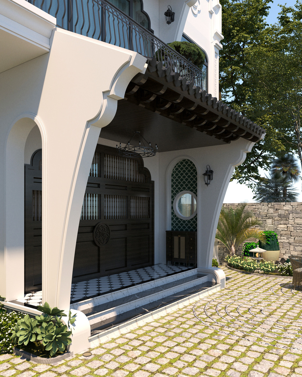 Biệt thự Indochine đẹp như viên ngọc quý giữa lòng phố biển - Hình 3 Biet thu Indochine dep nhu vien ngoc quy giua long pho bien-Hinh-3