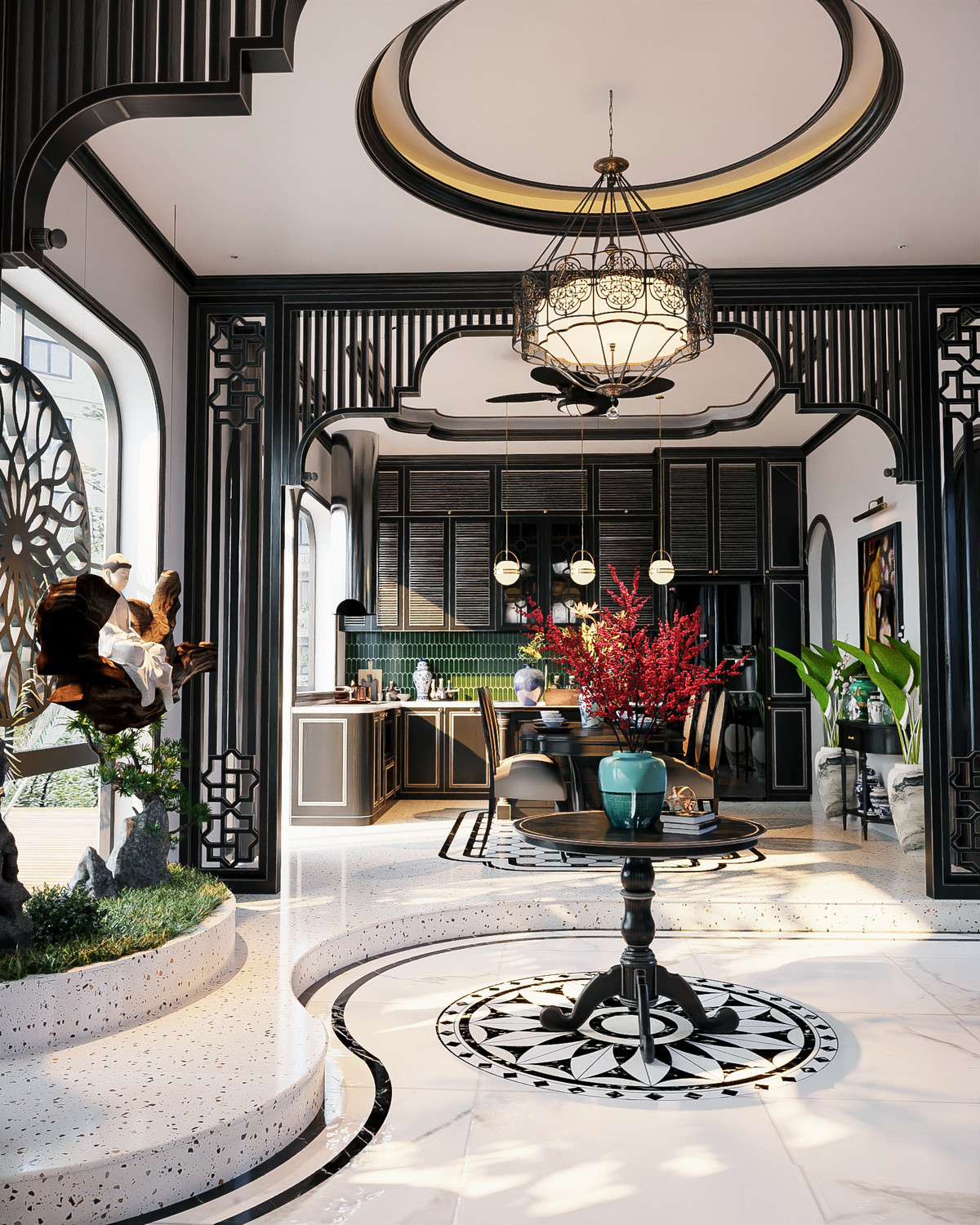 Biet thu Indochine dep nhu vien ngoc quy giua long pho bien-Hinh-11