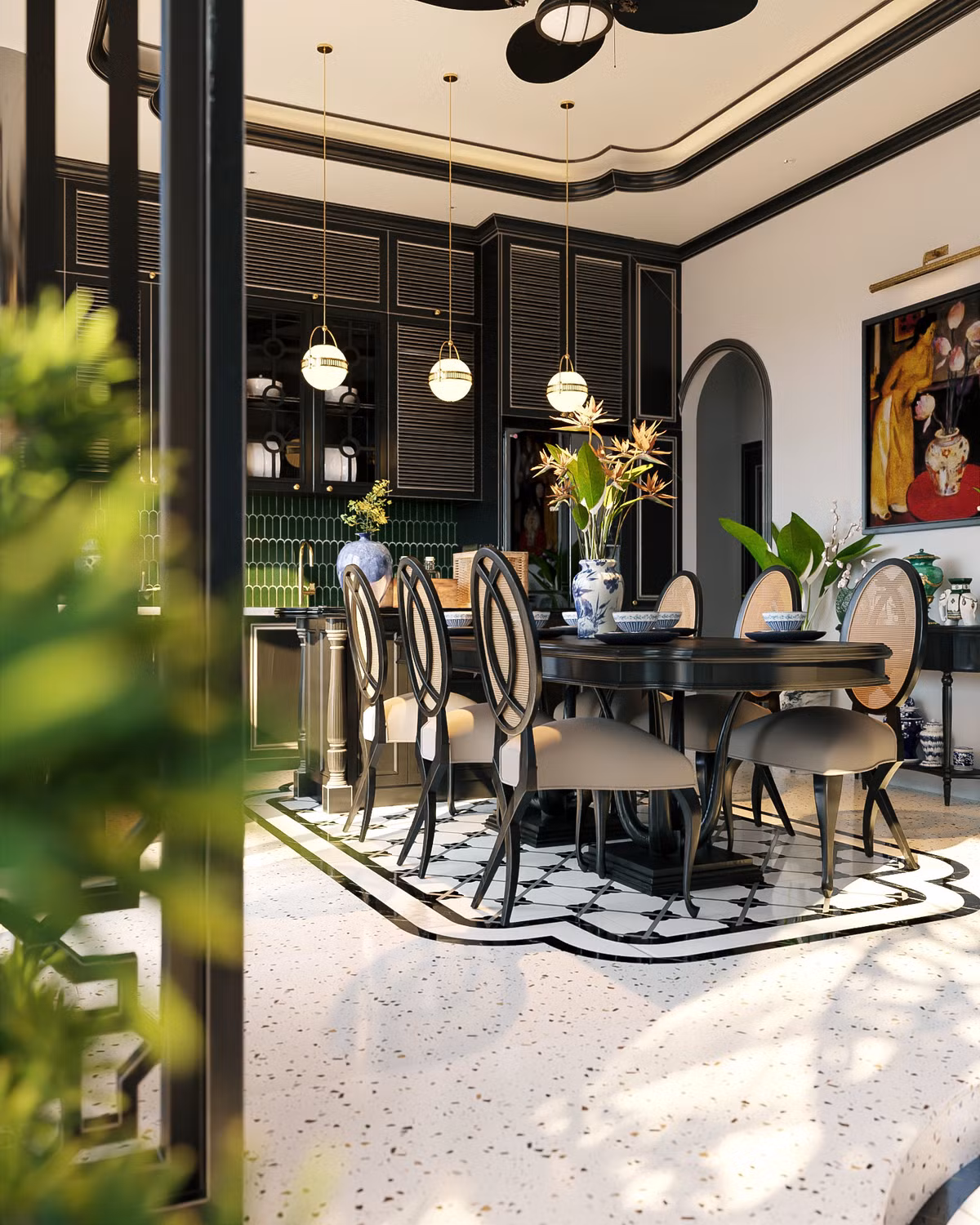 Biet thu Indochine dep nhu vien ngoc quy giua long pho bien-Hinh-7