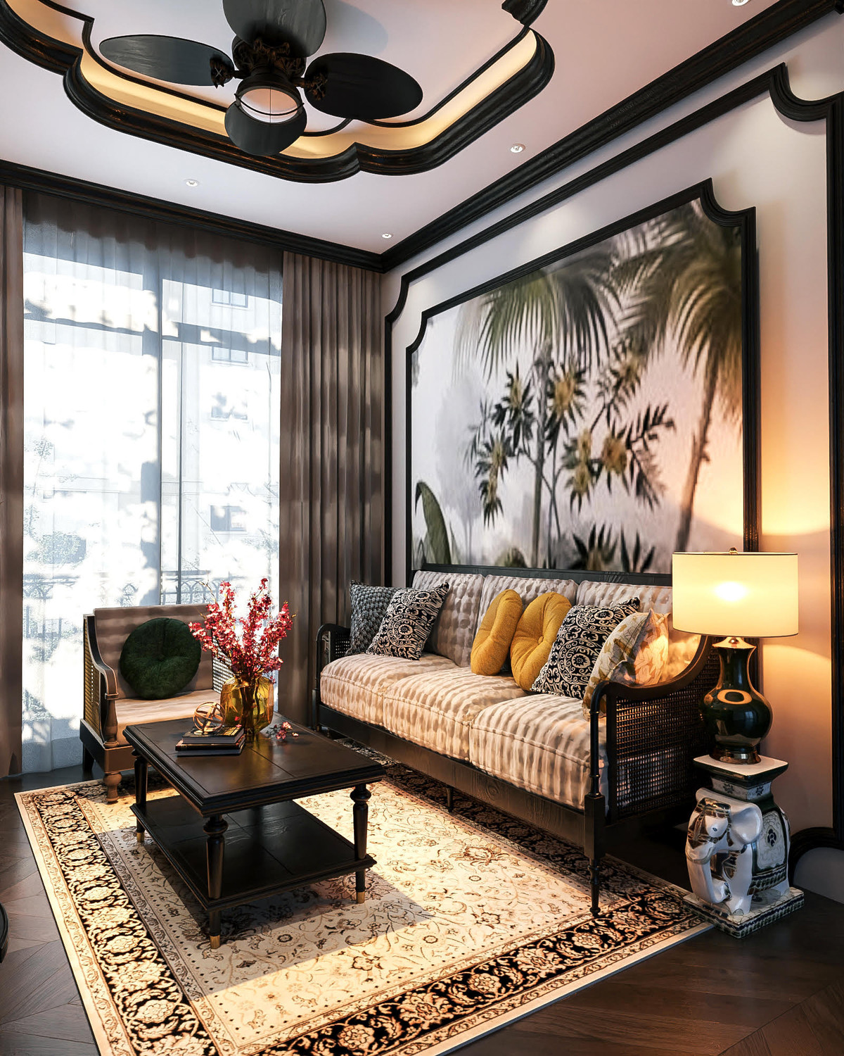 Biệt thự Indochine đẹp như viên ngọc quý giữa lòng phố biển - Hình 10 Biet thu Indochine dep nhu vien ngoc quy giua long pho bien-Hinh-10