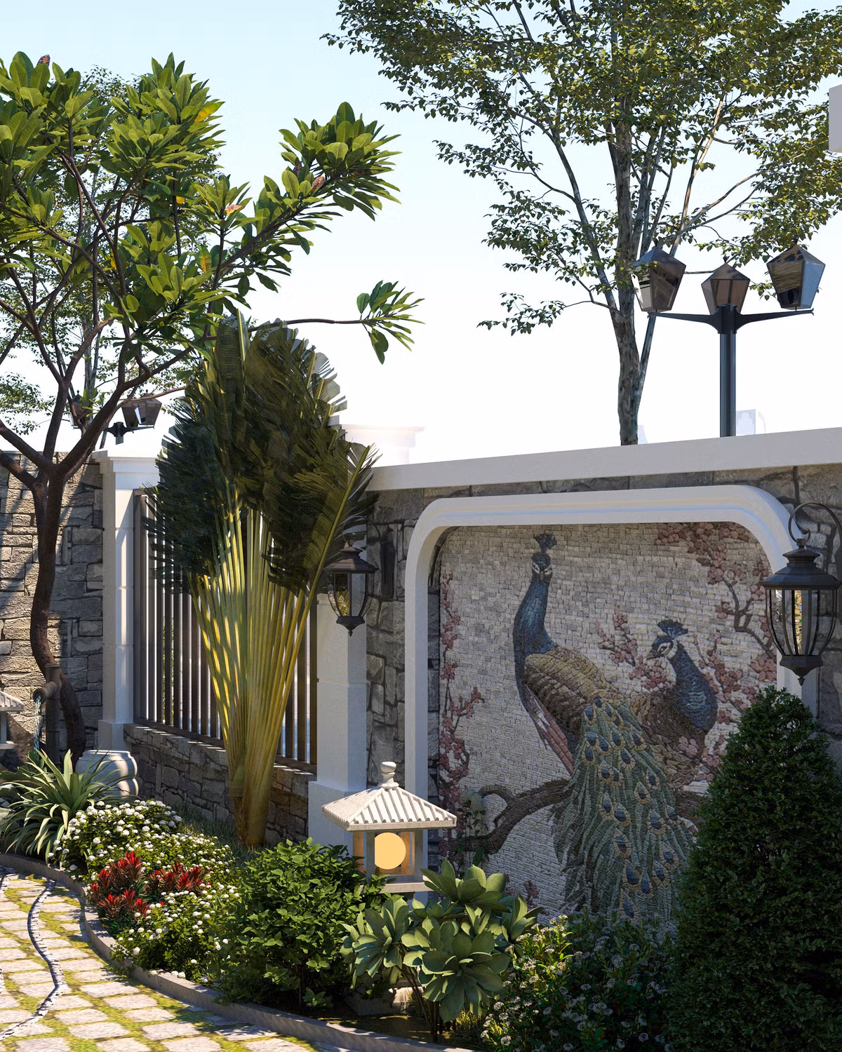 Biet thu Indochine dep nhu vien ngoc quy giua long pho bien-Hinh-4