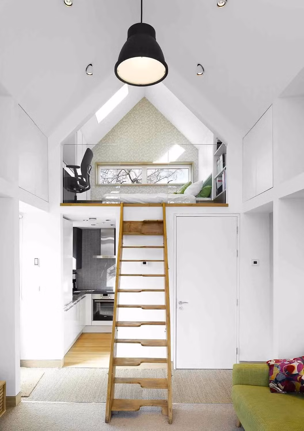 Nha gac lung 3 phong ngu sieu thoang mat, khong gian tien nghi-Hinh-4