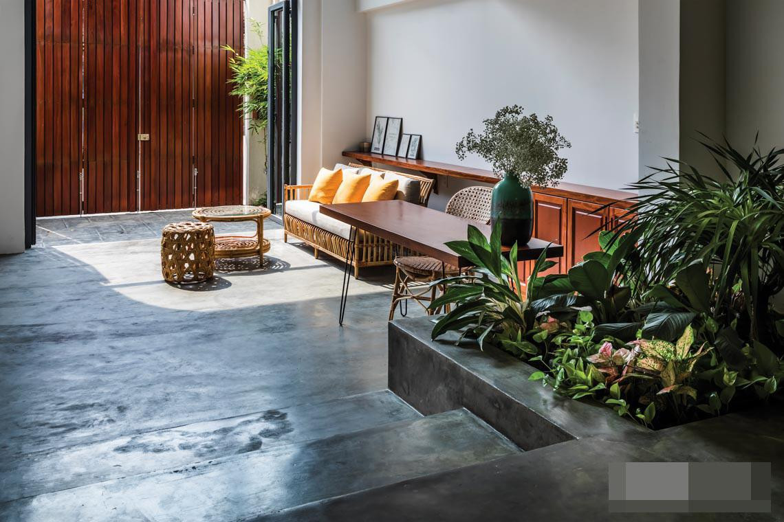 Nhà ống mang đậm phong cách resort với diện tích 4x22m - Hình 4 Nha ong mang dam phong cach resort voi dien tich 4x22m-Hinh-4