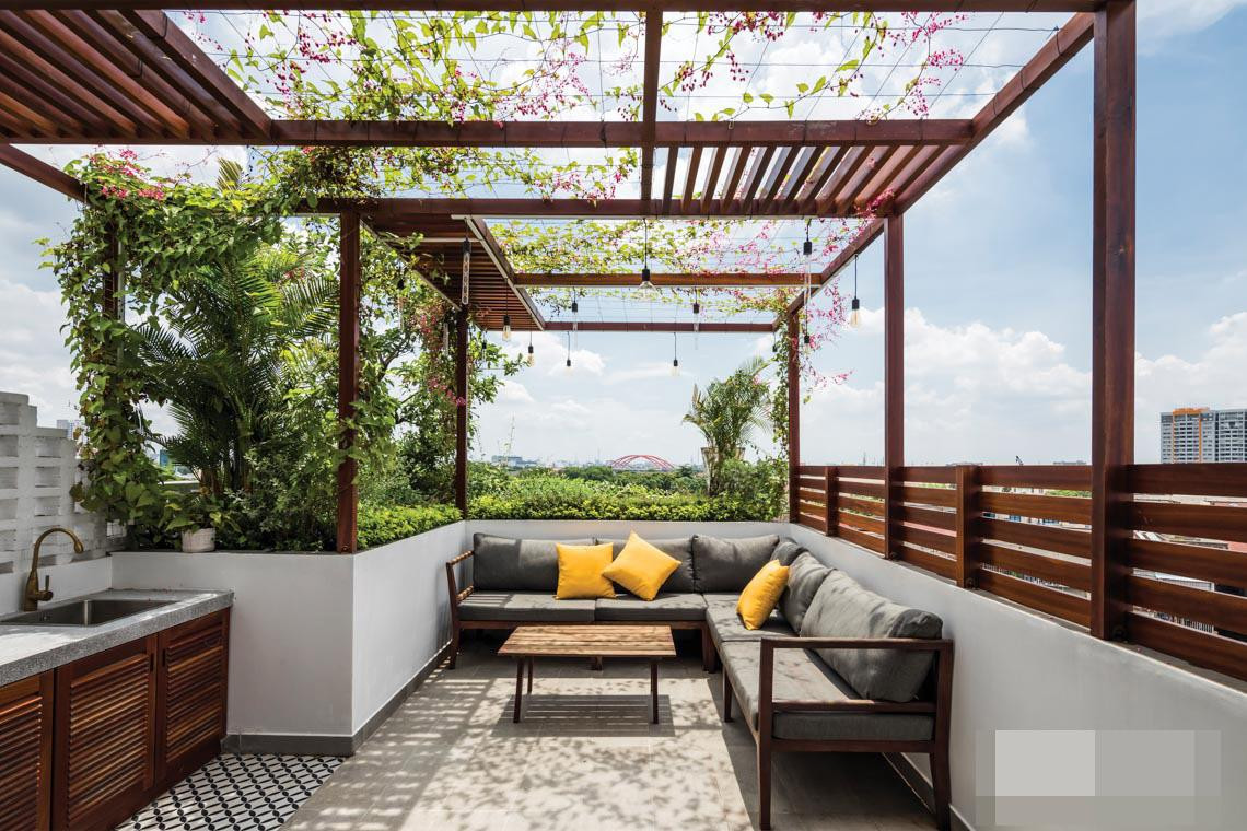 Nhà ống mang đậm phong cách resort với diện tích 4x22m - Hình 13 Nha ong mang dam phong cach resort voi dien tich 4x22m-Hinh-13