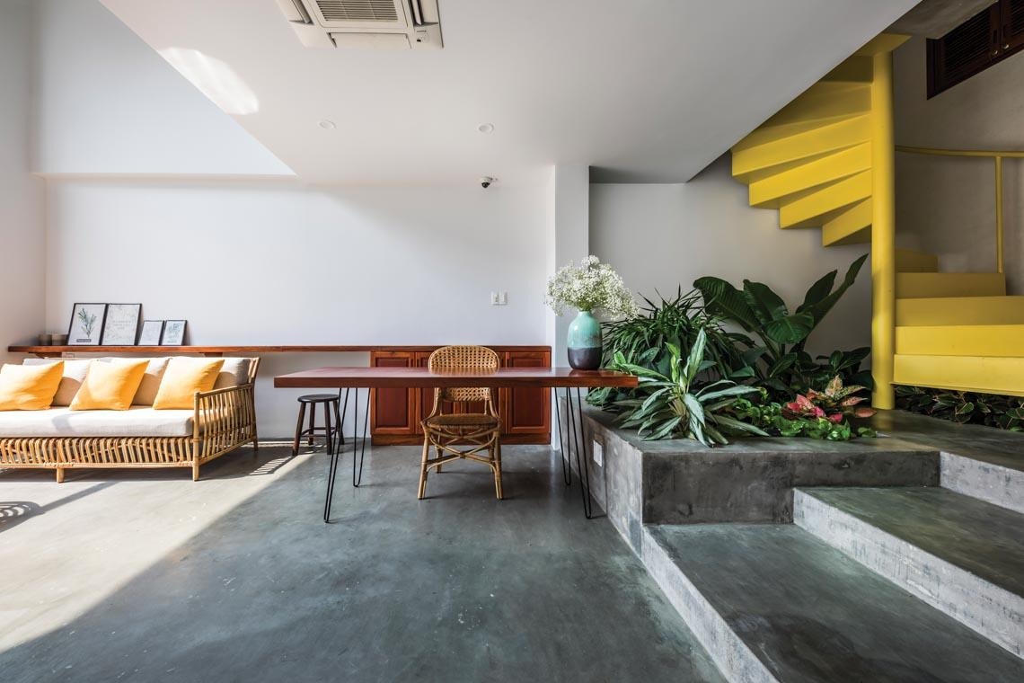 Nhà ống mang đậm phong cách resort với diện tích 4x22m - Hình 5 Nha ong mang dam phong cach resort voi dien tich 4x22m-Hinh-5