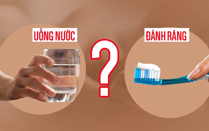 Uống nước trước hay đánh răng trước khi ngủ dậy buổi sáng? - Hình 2 Uong nuoc truoc hay danh rang truoc khi ngu day buoi sang?-Hinh-2