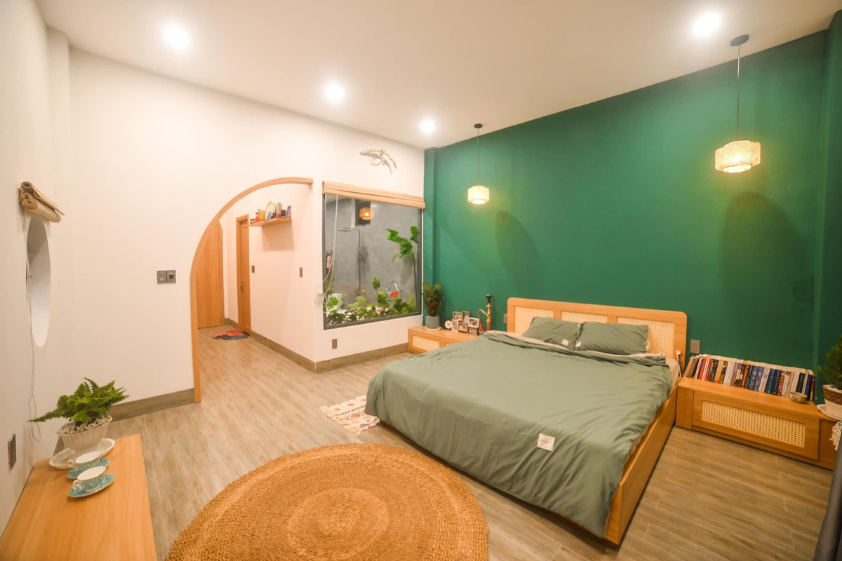 Ngoi nha trong ngo ngap cay xanh, goc ban an that chill ben khu vuon nho-Hinh-7