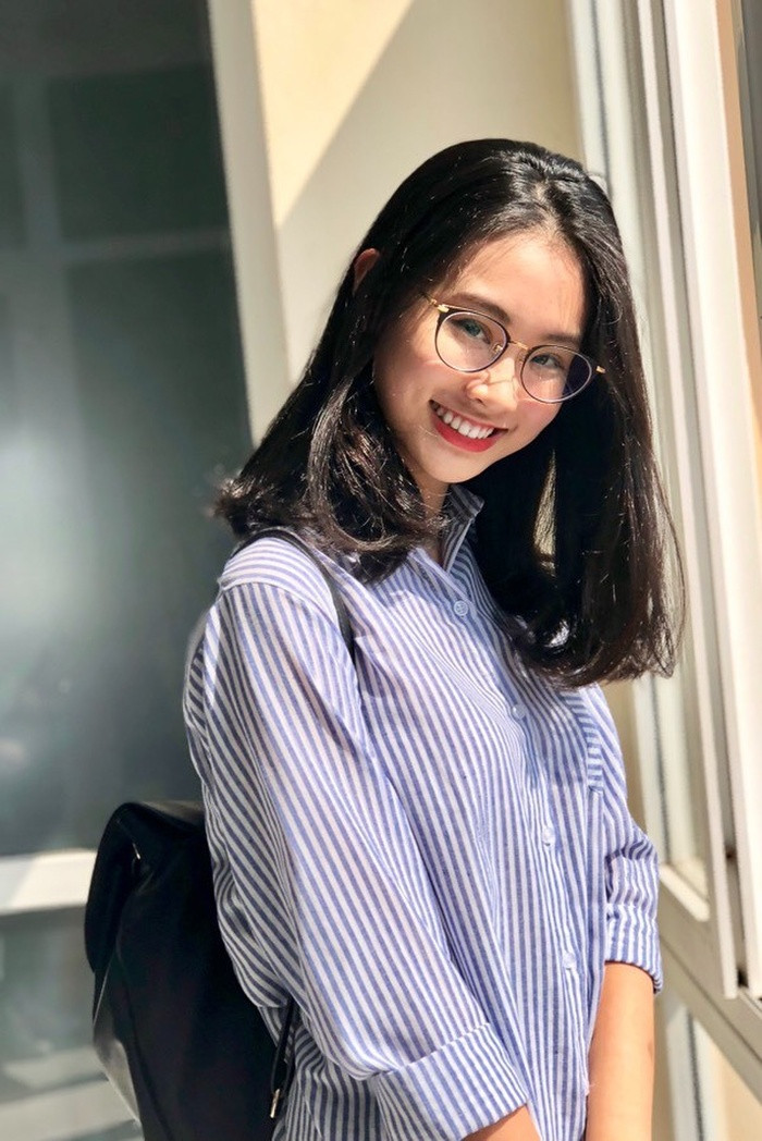 Nhan sắc thời sinh viên của Người đẹp Bản lĩnh Miss World Vietnam - Hình 5 Nhan sac thoi sinh vien cua Nguoi dep Ban linh Miss World Vietnam-Hinh-5