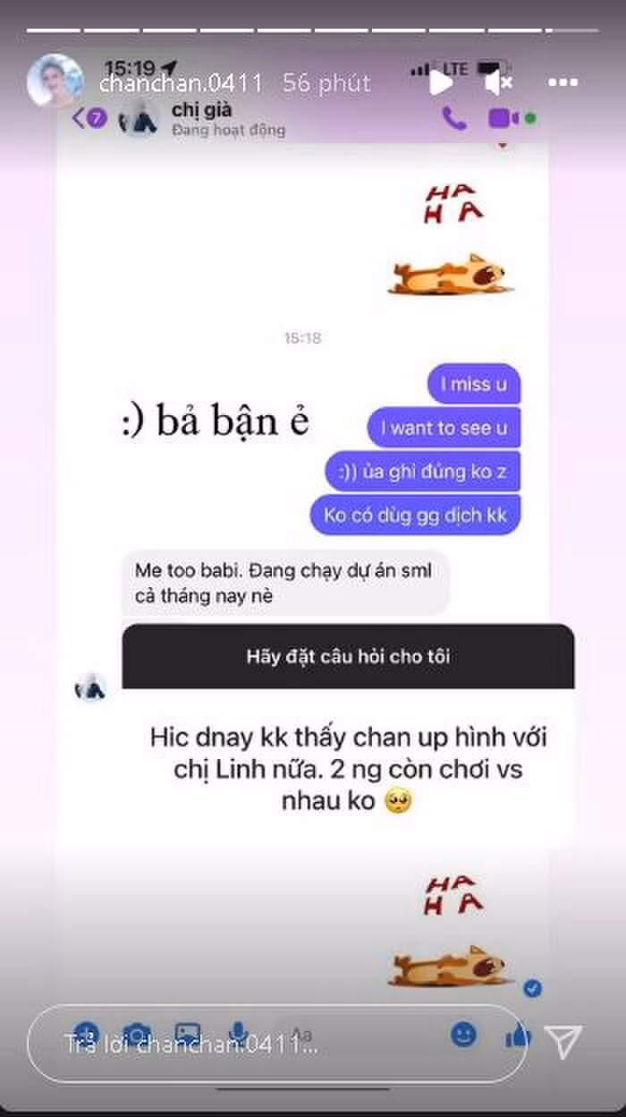 Xoai Non co dong thai day bat ngo khi duoc hoi ve Linh Ngoc Dam