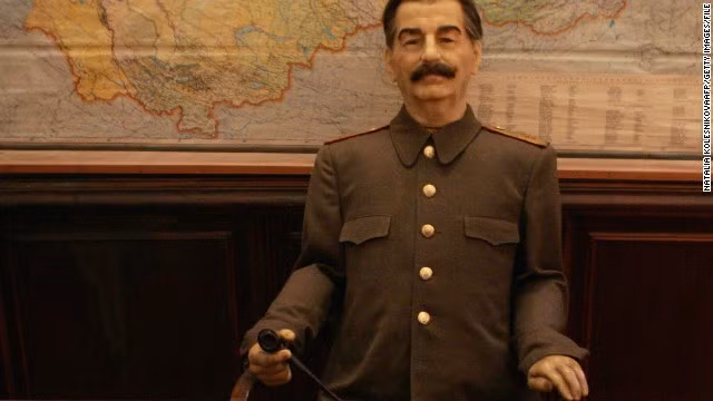 Còn đây là bức tượng sáp của nhà lãnh đạo Stalin.