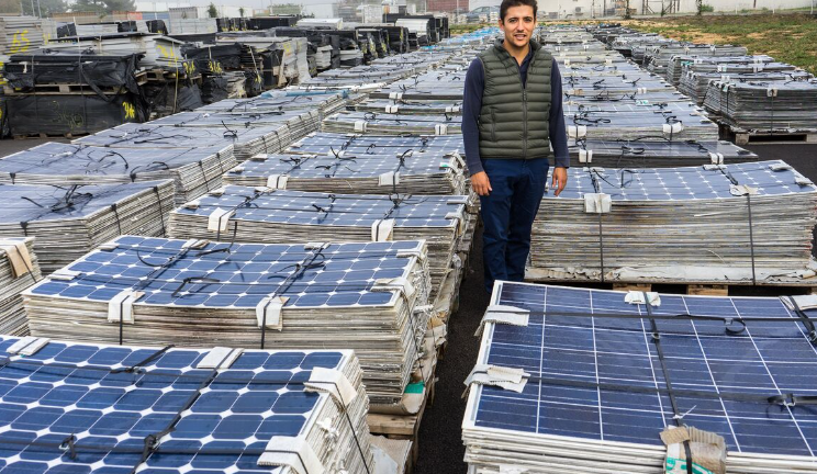 Phap tai che duoc toi 95% kinh tu pin mat troi da qua su dung