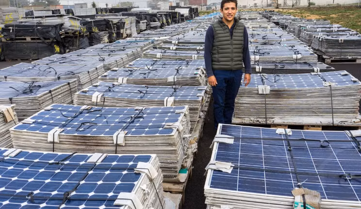 Phap tai che duoc toi 95% kinh tu pin mat troi da qua su dung