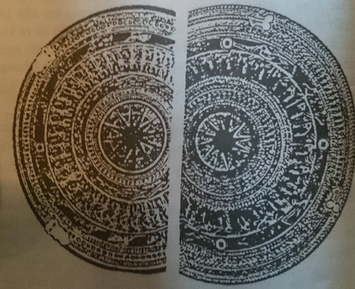 Hình ảnh hoa văn trên trống đồng theo miêu tả của PGS.VS Trần Ngọc Thêm.