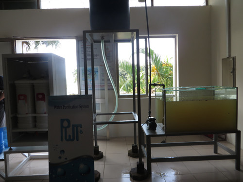 Hệ thống lọc nước bằng màng lọc nano.