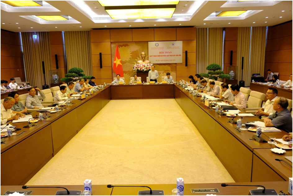 UB KHCN&MT Quoc hoi cung VUSTA to chuc Hoi thao Gop y du thao Luat Dien luc (sua doi)-Hinh-2