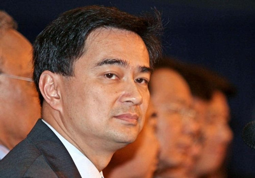 Lãnh đạo Đảng Dân chủ đối lập của Thái Lan Abhisit Vejjajiva.