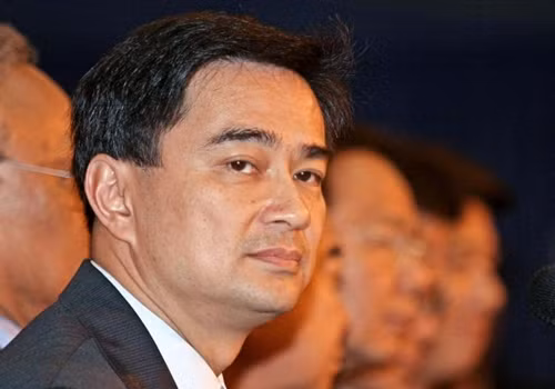 Lãnh đạo Đảng Dân chủ đối lập của Thái Lan Abhisit Vejjajiva.