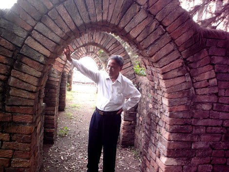 Theo ông Hoành, ngôi mộ ở Kim Thành sẽ lớn gấp rưỡi ngôi mộ được cho là lớn nhất này (Ảnh: Phạm Ngọc Dương).