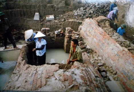 Mộ Hán như những "cung điện" dưới lòng đất (Ảnh: Tăng Bá Hoành).