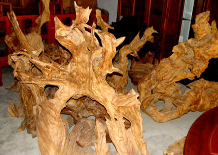 Một phần bộ sưu tập lũa ngọc am của anh Trần Đức Thuấn.