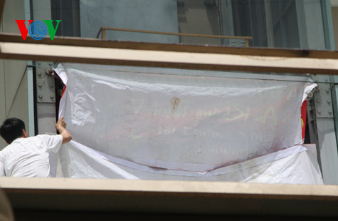 Hiện trường vụ việc. Ảnh: VOV.