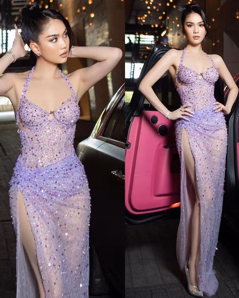 Mẫu nội y thả dáng bên siêu xe 40 tỷ chiếm trọn ống kính ngay khi xuất hiện.